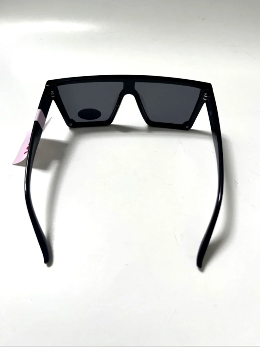 New JUICY COUTURE Embellished Shield Sunglasses Rhinestones Black Acetate